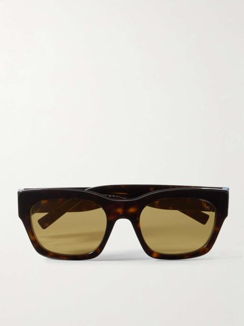 Givenchy 4G D-Frame Tortoiseshell Acetate Sunglasses