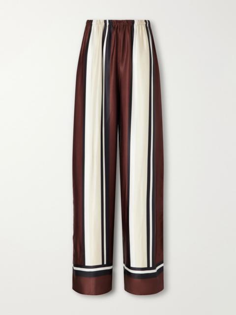 FAITHFULL Jensen satin wide-leg pants Multi