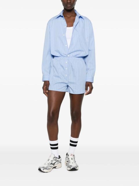 Sporty & Rich Sporty & Rich Vertical-stripe Shorts
