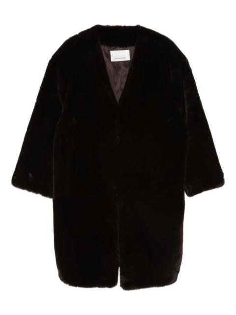 The Frankie Shop open front faux fur coat