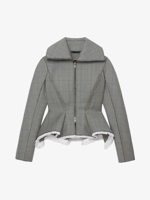 Givenchy JACKET IN WOOL WITH BRODERIE ANGLAISE