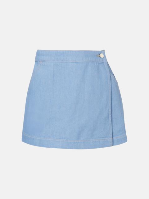 VERONICA BEARD Phineas denim skort