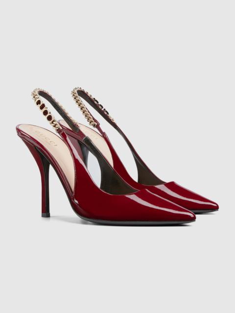 GUCCI Gucci Signoria slingback pump