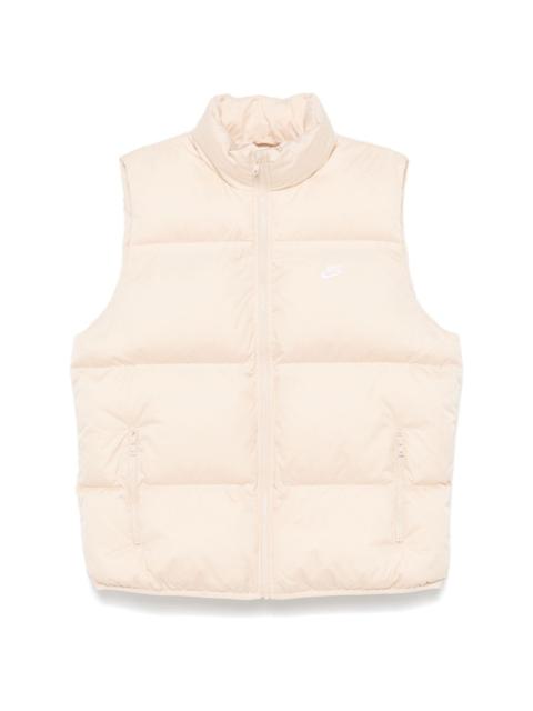 water-repellent puffer gilet