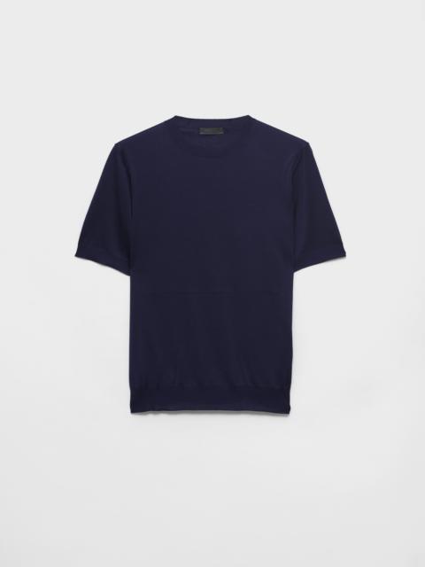 Prada Short-sleeved silk sweater