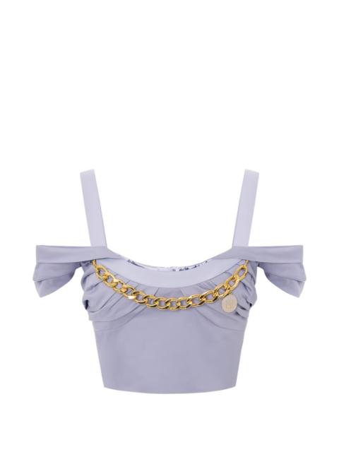 ELISABETTA FRANCHI off-shoulder top
