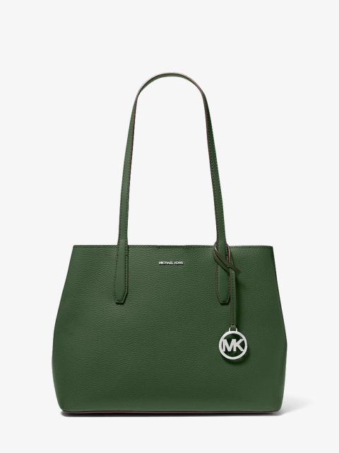 MICHAEL KORS Avalon Medium Pebbled Leather Tote Bag