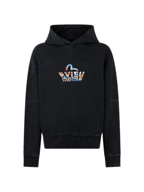 MOOSE KNUCKLES x Evisu printed hoodie