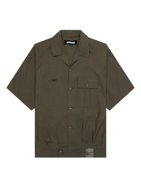 embroidered-logo shirt