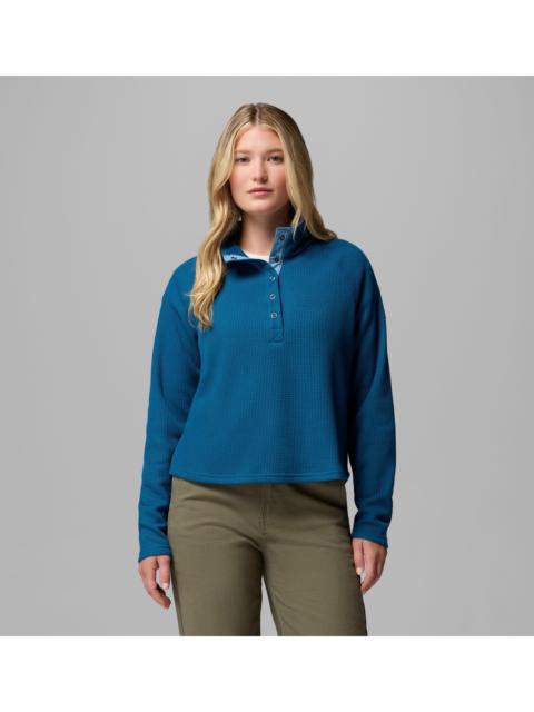 Columbia Women's Holly Hideaway Waffle Half Snap Shirt