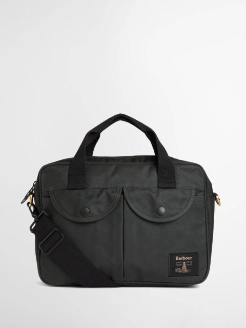 Barbour Field Waxed Laptop Bag