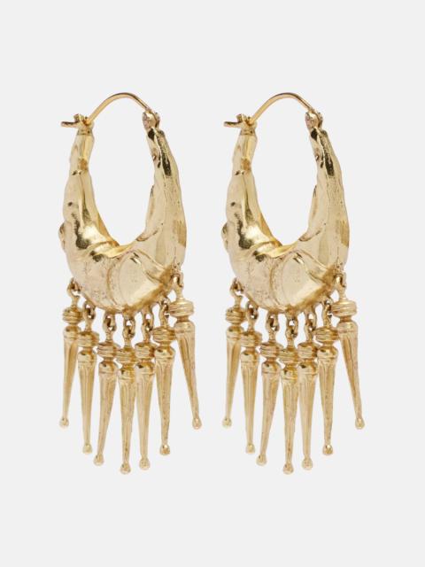 ALÉMAIS Le Jardin Spike hood earrings