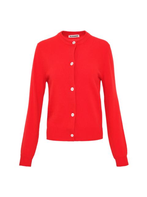 Jil Sander Crew Neck Lightweight Cardigan