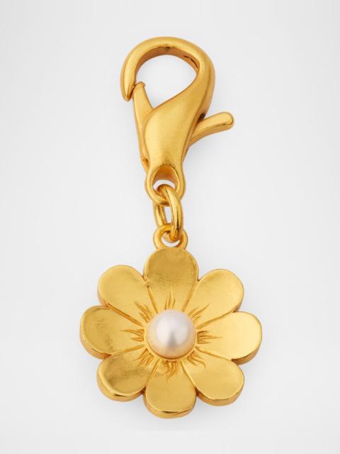 Golden Goose Daisy Pearl-Embellished Bag Charm