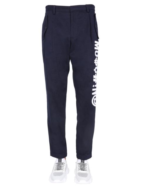 Moschino Moschino Men Symbols Logo Trousers