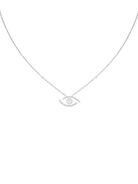 MESSIKA Women's Lucky Eye 18K White Gold & Pavé Diamond Necklace - White Gold