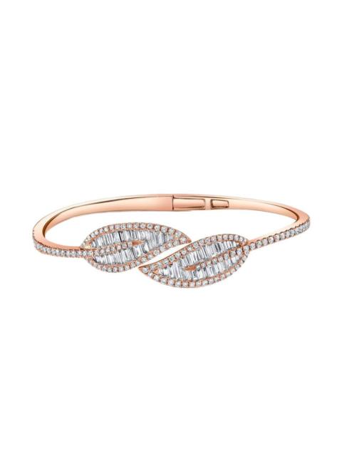 ANITA KO Diamond Baguette Leaf Bracelet