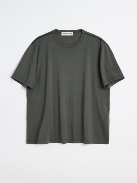 Our Legacy New Box T-Shirt Grey Sage Clean Jersey