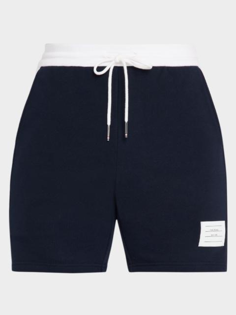 Thom Browne Men's Cotton 4-Bar Sweat Shorts