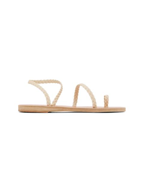ANCIENT GREEK SANDALS Off-White Eleftheria Sandals