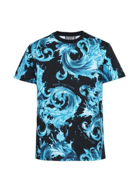 VERSACE JEANS COUTURE baroque-print T-shirt