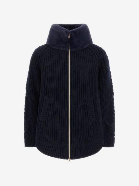 Herno corncob-stitch jacket