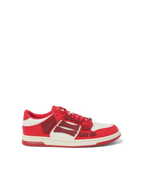 Skeleton Sneaker in Red/White