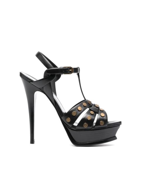 SAINT LAURENT Tribute 145mm studded sandals