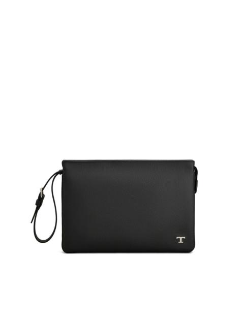 Tod's logo pouch wallet