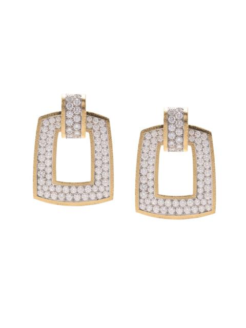 DAVID WEBB Diamond Twiggy Earrings