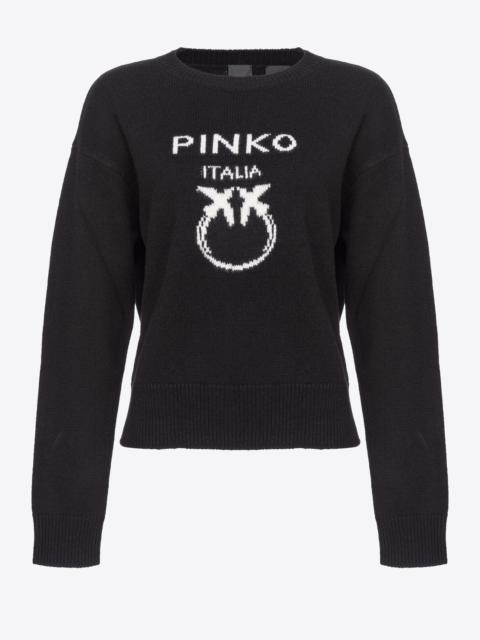 PINKO PINKO LOVE BIRDS PULLOVER