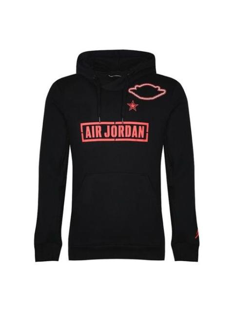 Jordan Men's Air Jordan Logo Alphabet Printing Black AT9168-010