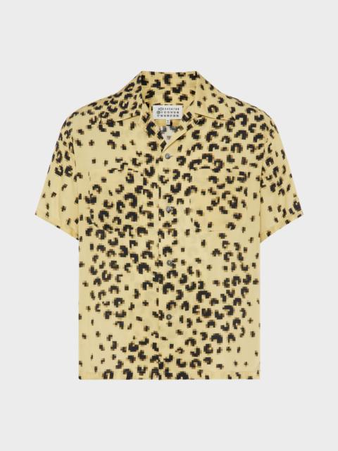 Maison Margiela Pixel leopard shirt