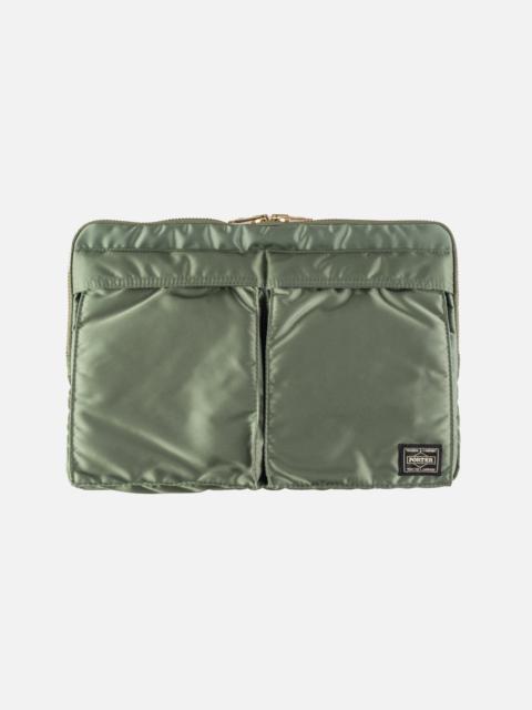 Iron Heart POR-DOC-GRN Porter - Yoshida & Co. - Tanker Document Case - Sage Green