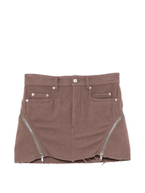 Rick Owens Bolan Banana mini skirt