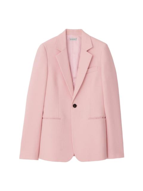 Burberry single-breasted wool blazer