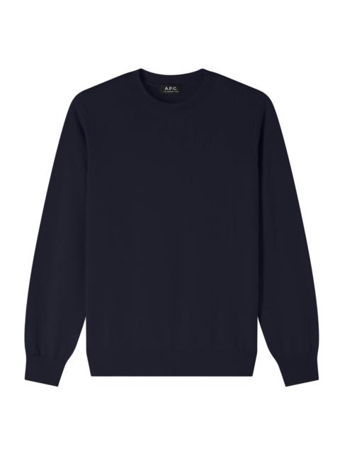A.P.C. PHILO LOGO SWEATER