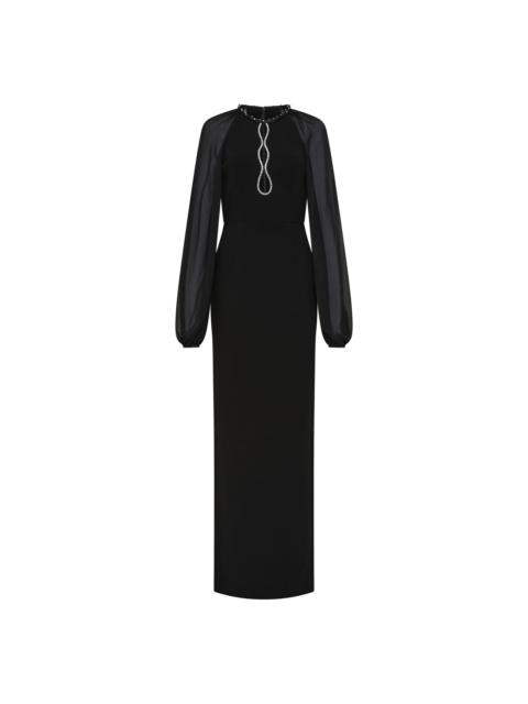 REBECCA VALLANCE Livia Long Sleeve Gown