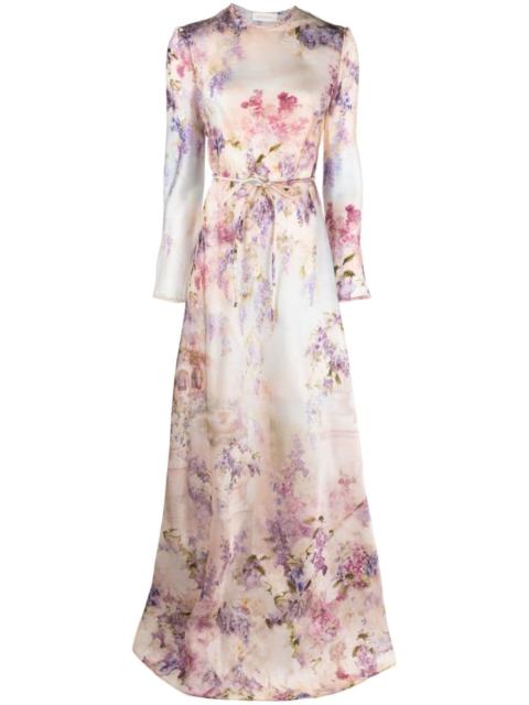 Zimmermann Luminosity floral-print silk dress