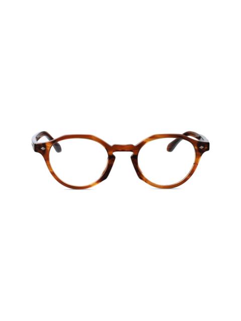 GIORGIO ARMANI round-frame glasses