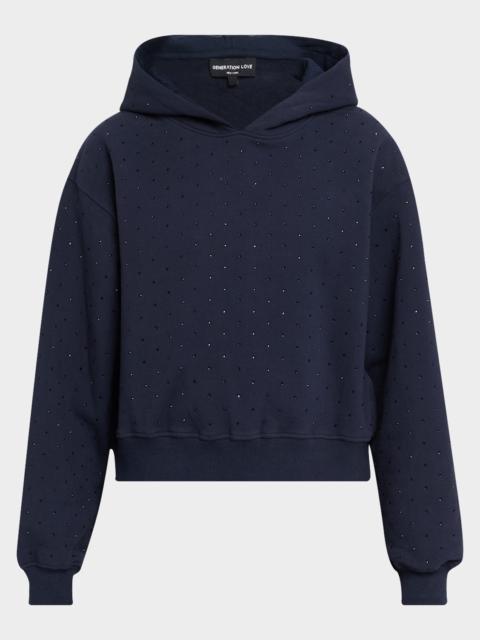 GENERATION LOVE Renae Crystal-Embellished Hoodie