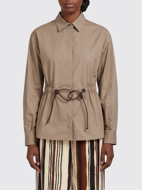 Max Mara Max Mara Cotton Shirt with Drawstring