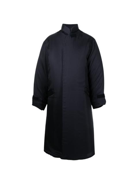 concealed-front fastening coat