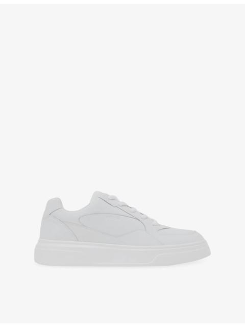 REISS Cast Leather Trainers