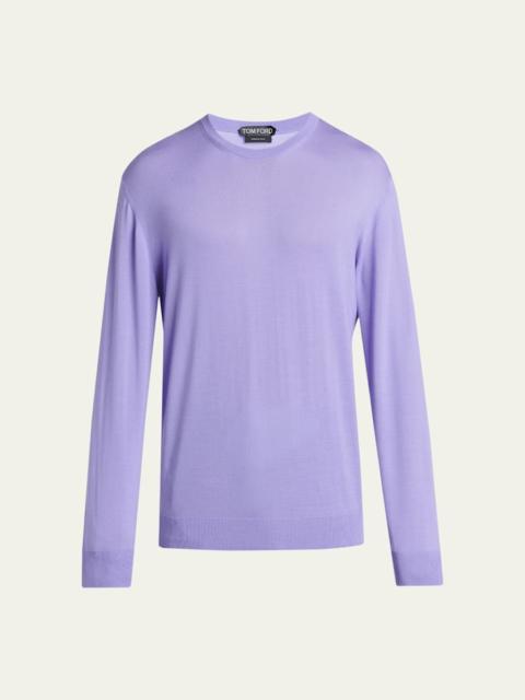 TOM FORD Men's Fine Merino Wool Crewneck Sweater