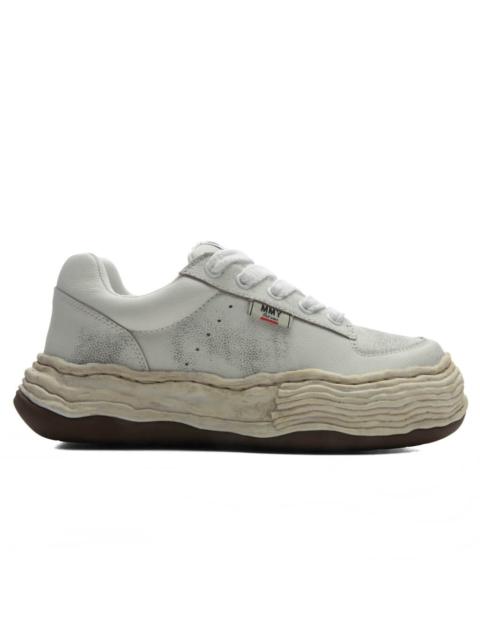 Maison MIHARAYASUHIRO OLIVER LOW OG SOLE SHRINK LEATHER - WHITE