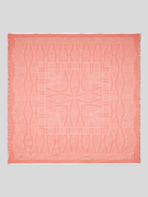 Etro SHAWL WITH JACQUARD PAISLEY AND MEDALLION MOTIF