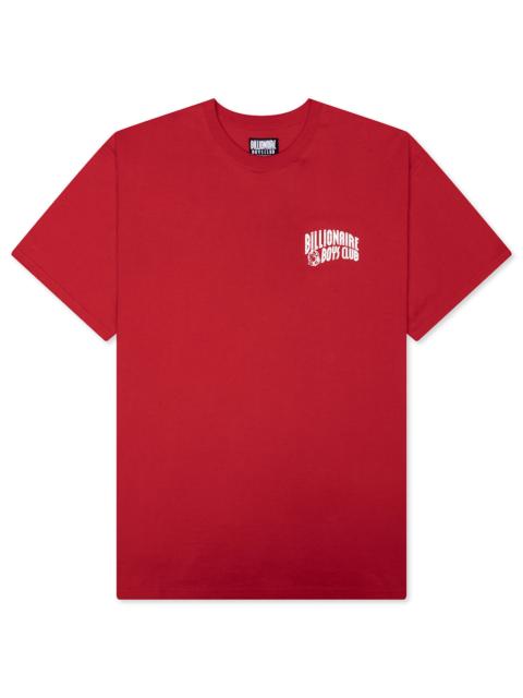 BILLIONAIRE BOYS CLUB SMALL CURVE S/S TEE - RED