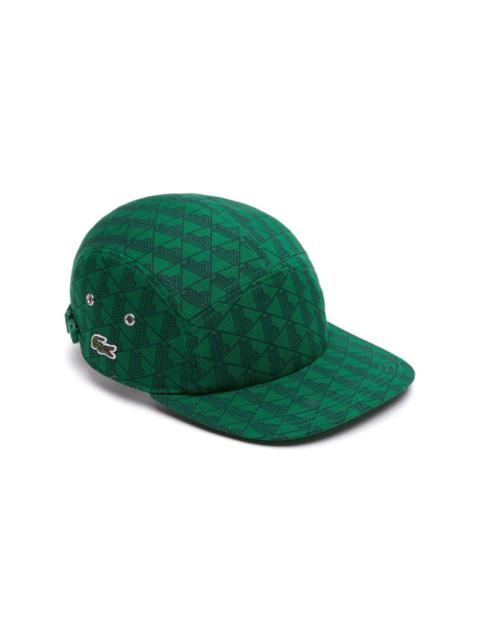 LACOSTE monogram-print organic cotton cap