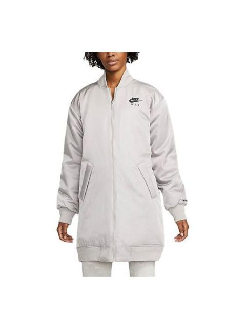 Nike (WMNS) Nike Air Therma-FIT Synthetic-Fill Loose Mid-Length Stay Warm Jacket University Gray DD4641-0
